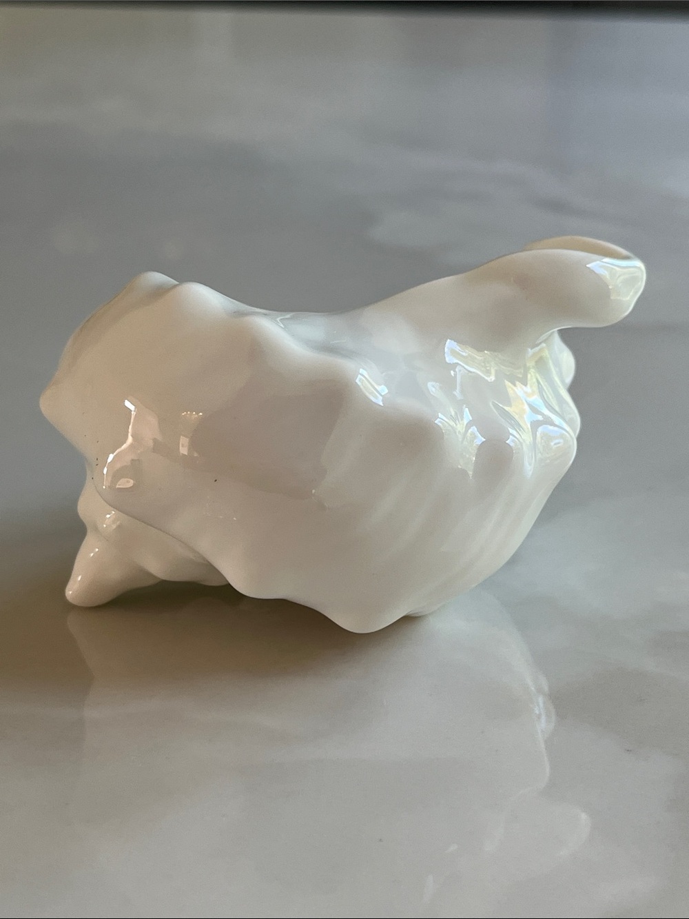 Wedgwood Nautilus Collection Bone China Conch Shell White Made in England.